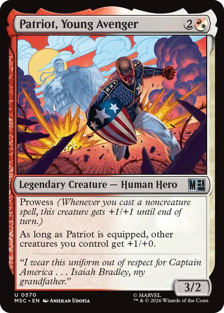 Patriot, Young Avenger [Commander: Marvel Super Heroes] 570