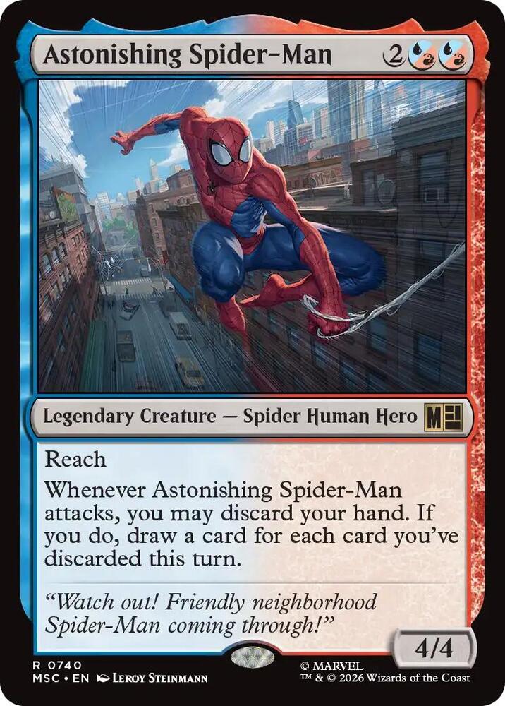 Astonishing Spider-Man [Commander: Marvel Super Heroes] 740