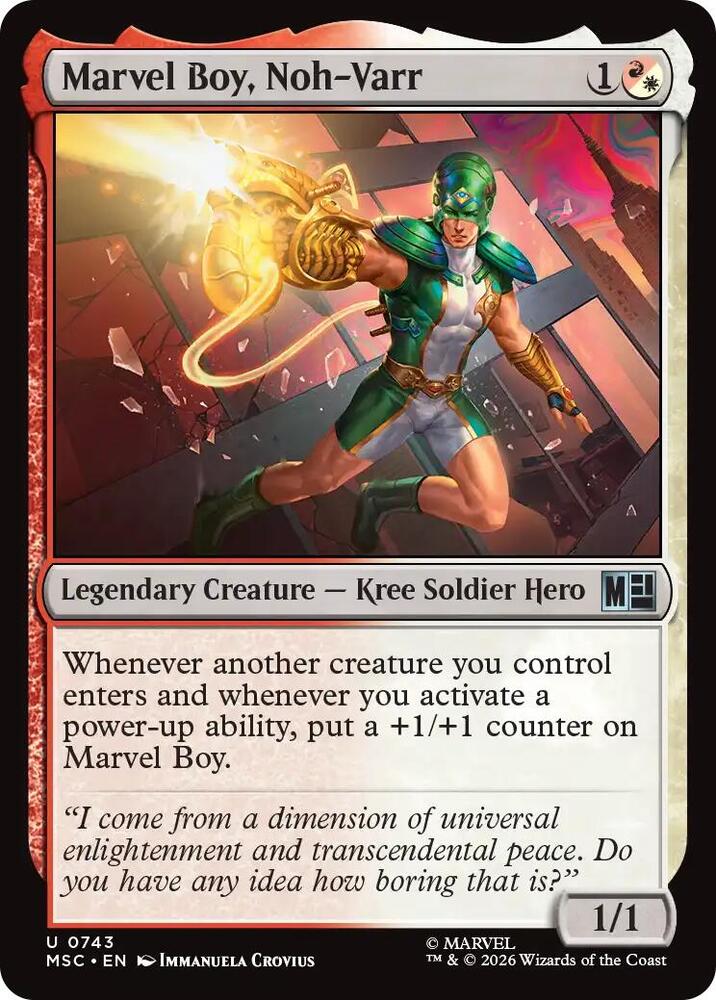 Marvel Boy, Noh-Varr [Commander: Marvel Super Heroes] 743