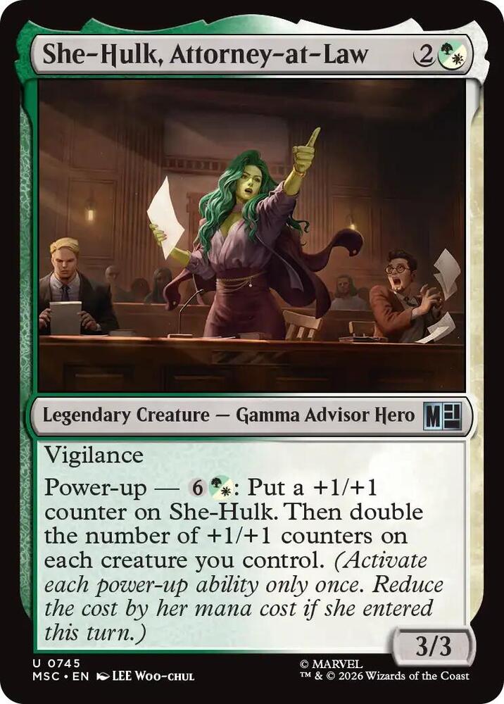 She-Hulk, Attorney-at-Law [Commander: Marvel Super Heroes] 745