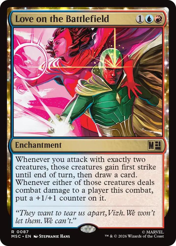 Love on the Battlefield (Surge Foil) [Commander: Marvel Super Heroes] 87