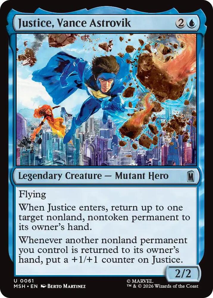 Justice, Vance Astrovik [Marvel Super Heroes] 61