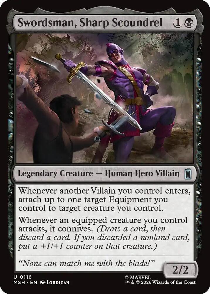 Swordsman, Sharp Scoundrel [Marvel Super Heroes] 116