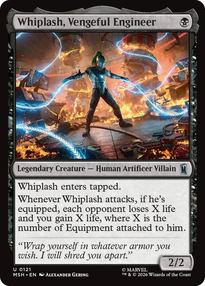 Whiplash, Vengeful Engineer [Marvel Super Heroes] 121