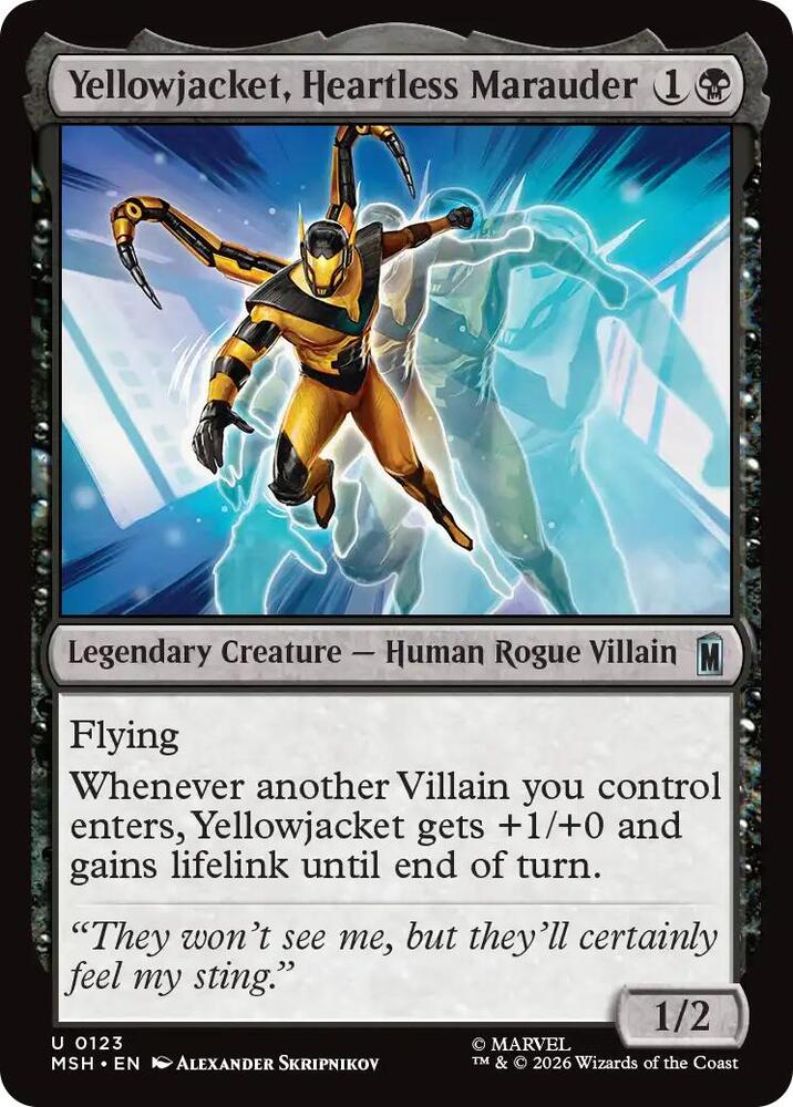 Yellowjacket, Heartless Marauder [Marvel Super Heroes] 123