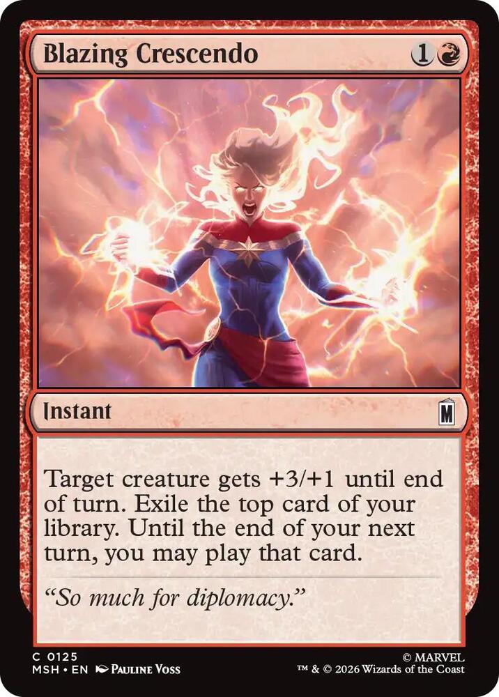 Blazing Crescendo [Marvel Super Heroes] 125