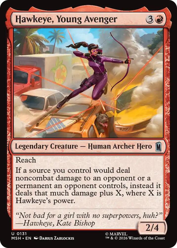 Hawkeye, Young Avenger [Marvel Super Heroes] 131