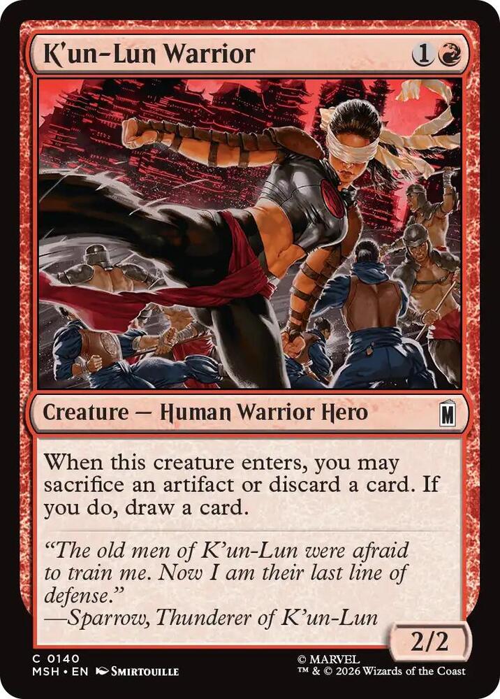 K'un-Lun Warrior [Marvel Super Heroes] 140