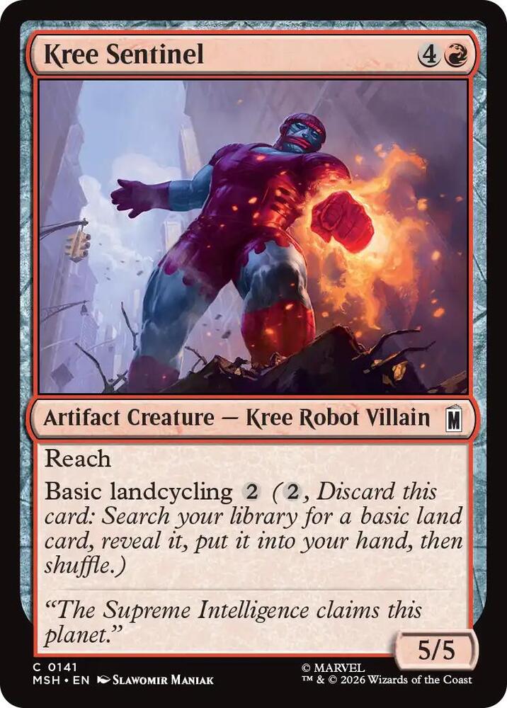 Kree Sentinel [Marvel Super Heroes] 141