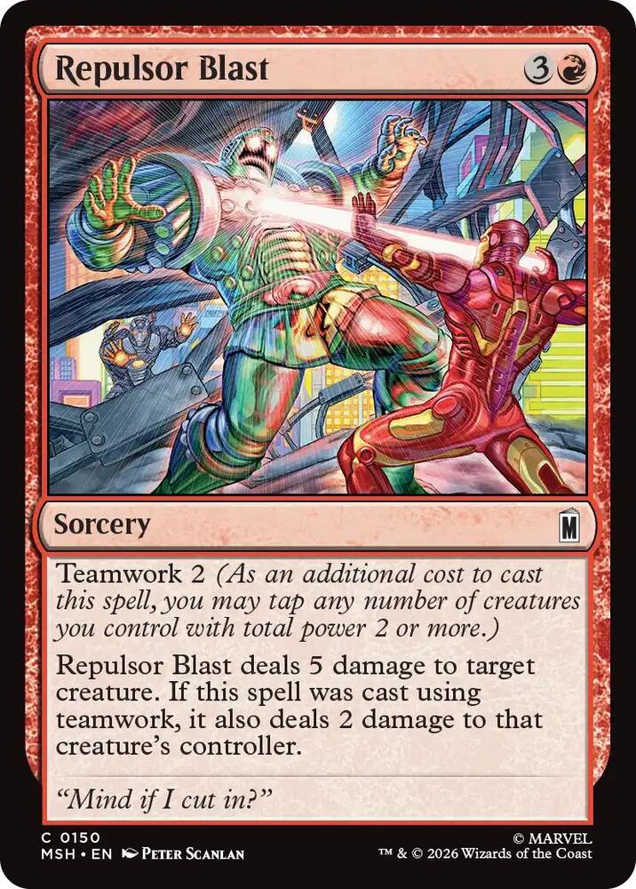 Repulsor Blast [Marvel Super Heroes] 150