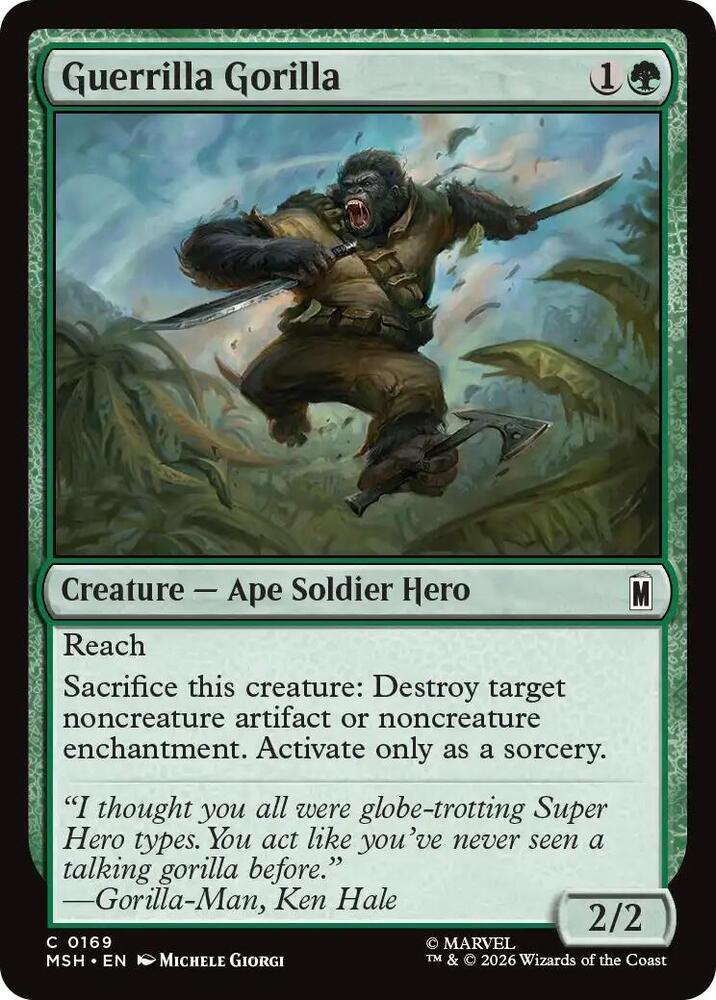 Guerrilla Gorilla [Marvel Super Heroes] 169