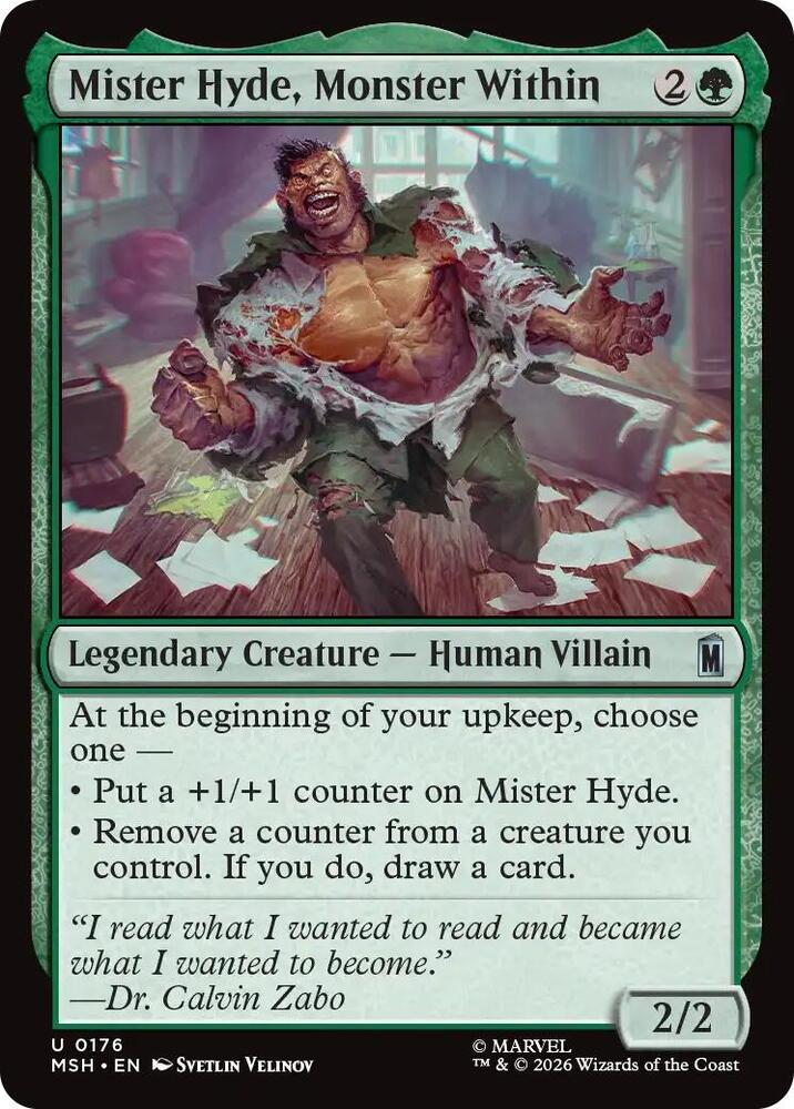 Mister Hyde, Monster Within [Marvel Super Heroes] 176