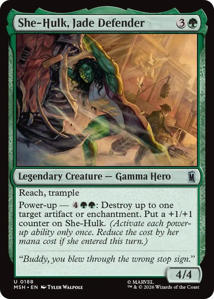 She-Hulk, Jade Defender [Marvel Super Heroes] 188
