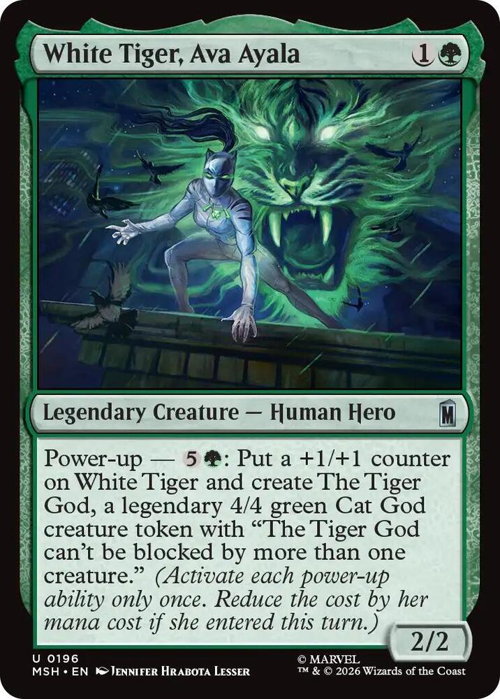 White Tiger, Ava Ayala [Marvel Super Heroes] 196