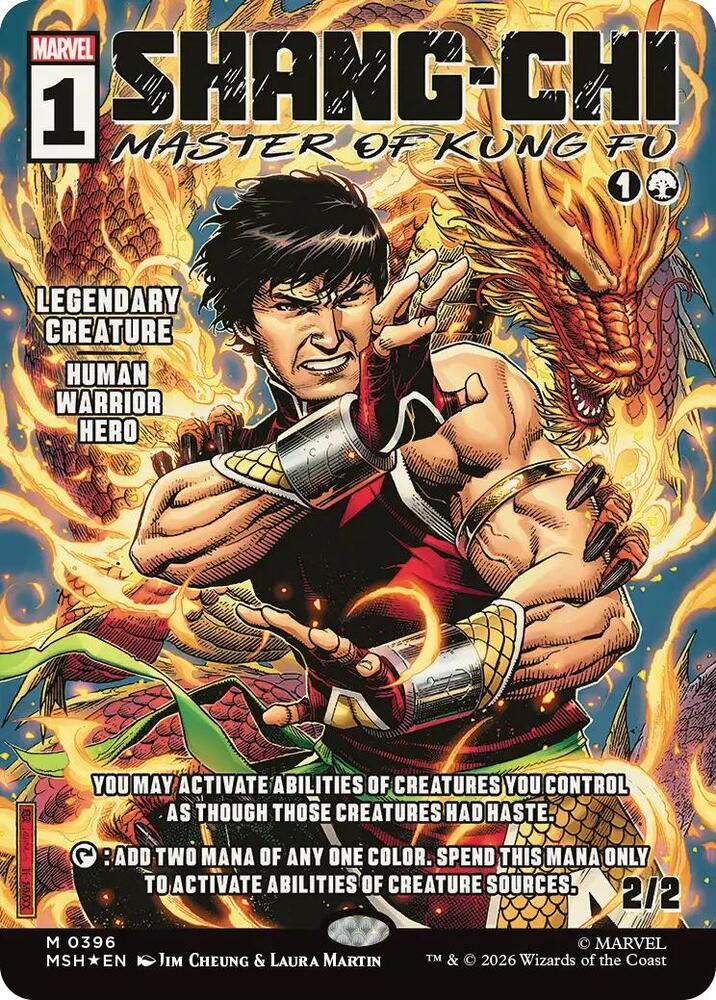 Shang-Chi, Master of Kung Fu (Borderless) (0396) [Marvel Super Heroes] 396