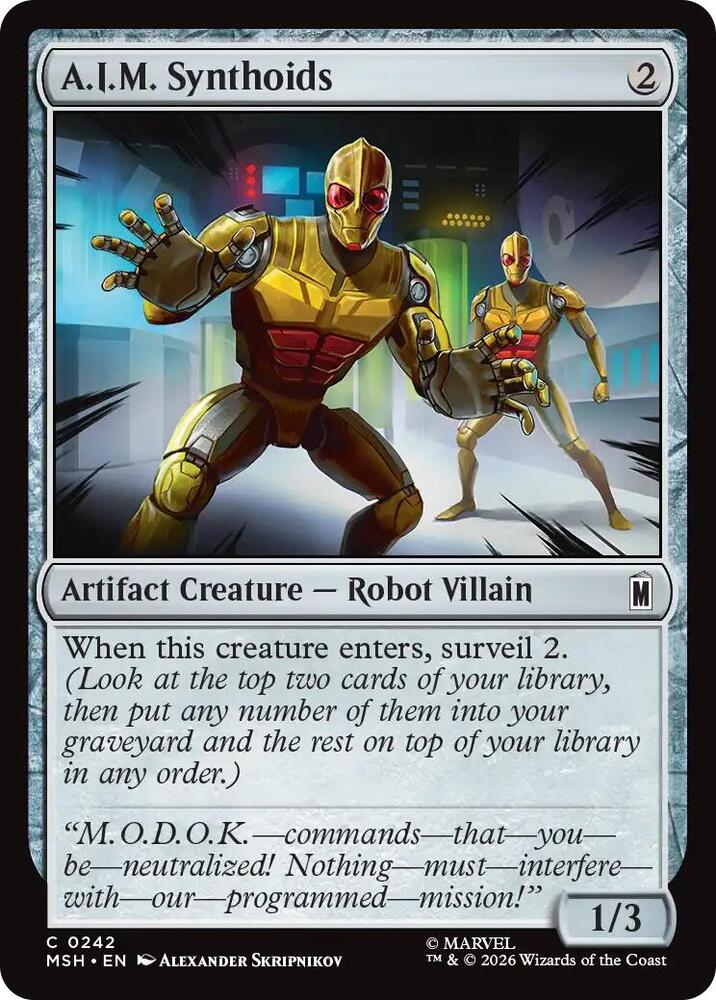 A.I.M. Synthoids [Marvel Super Heroes] 242