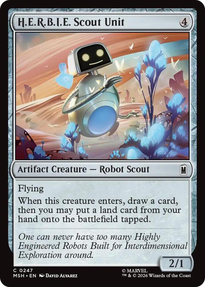 H.E.R.B.I.E. Scout Unit [Marvel Super Heroes] 247