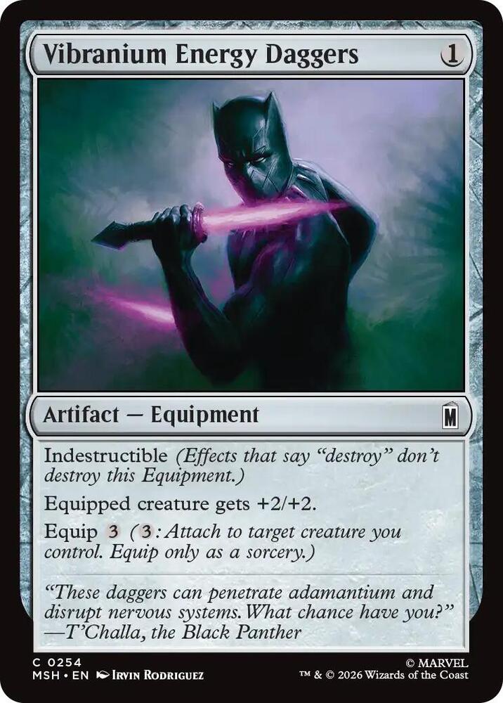 Vibranium Energy Daggers [Marvel Super Heroes] 254