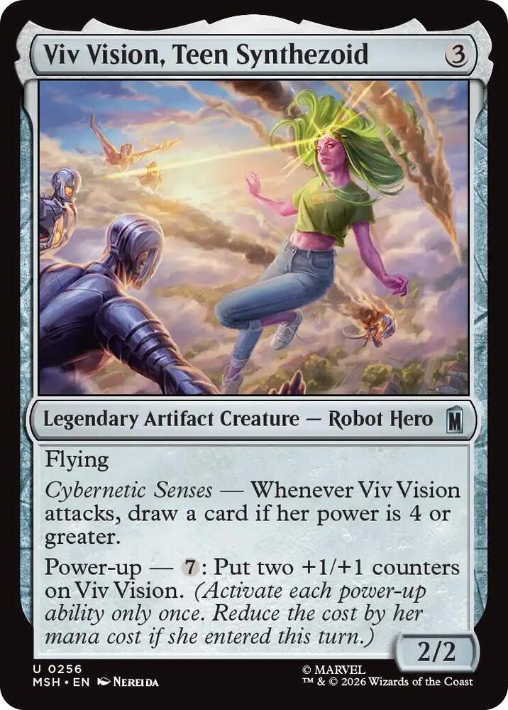 Viv Vision, Teen Synthezoid [Marvel Super Heroes] 256