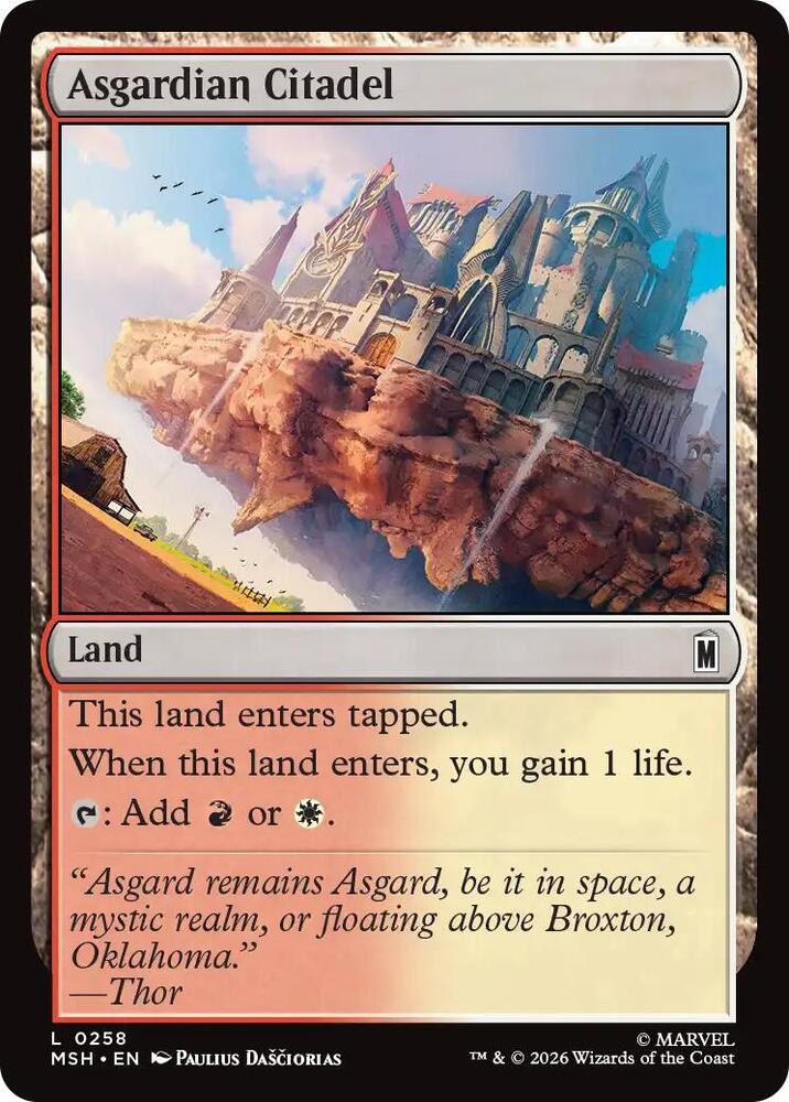 Asgardian Citadel [Marvel Super Heroes] 258