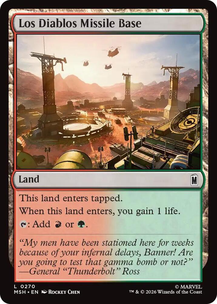 Los Diablos Missile Base [Marvel Super Heroes] 270
