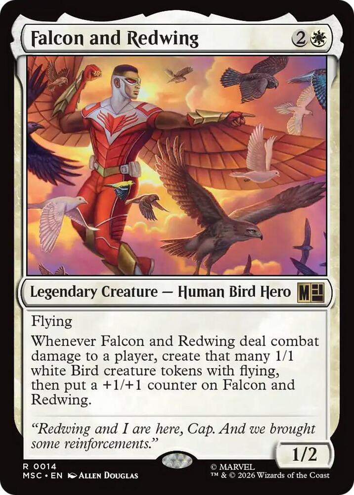 Falcon and Redwing [Commander: Marvel Super Heroes] 14