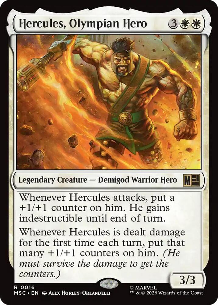 Hercules, Olympian Hero [Commander: Marvel Super Heroes] 16