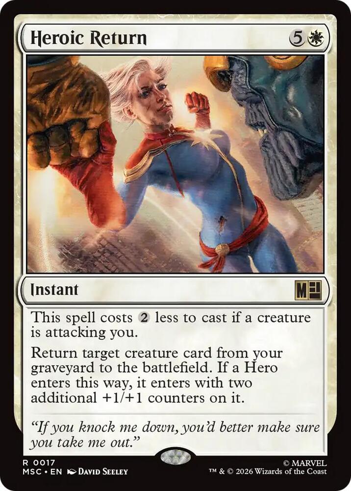 Heroic Return [Commander: Marvel Super Heroes] 17
