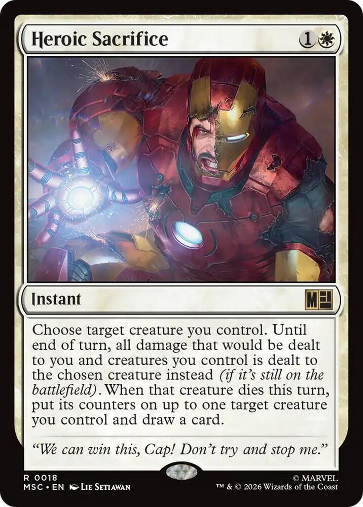 Heroic Sacrifice [Commander: Marvel Super Heroes] 18