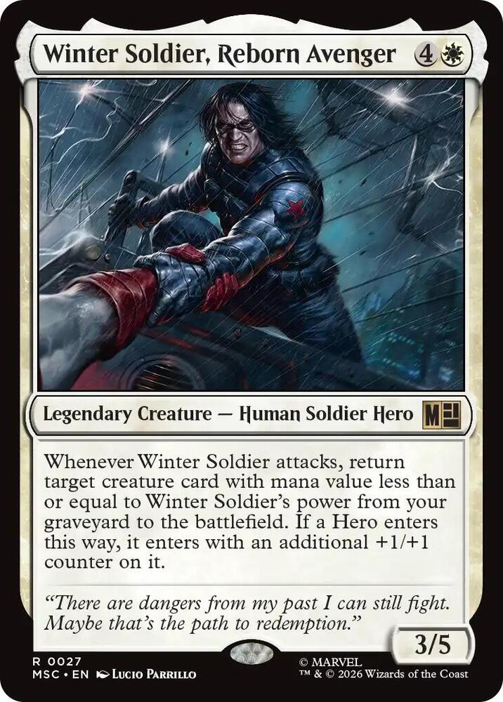 Winter Soldier, Reborn Avenger [Commander: Marvel Super Heroes] 27