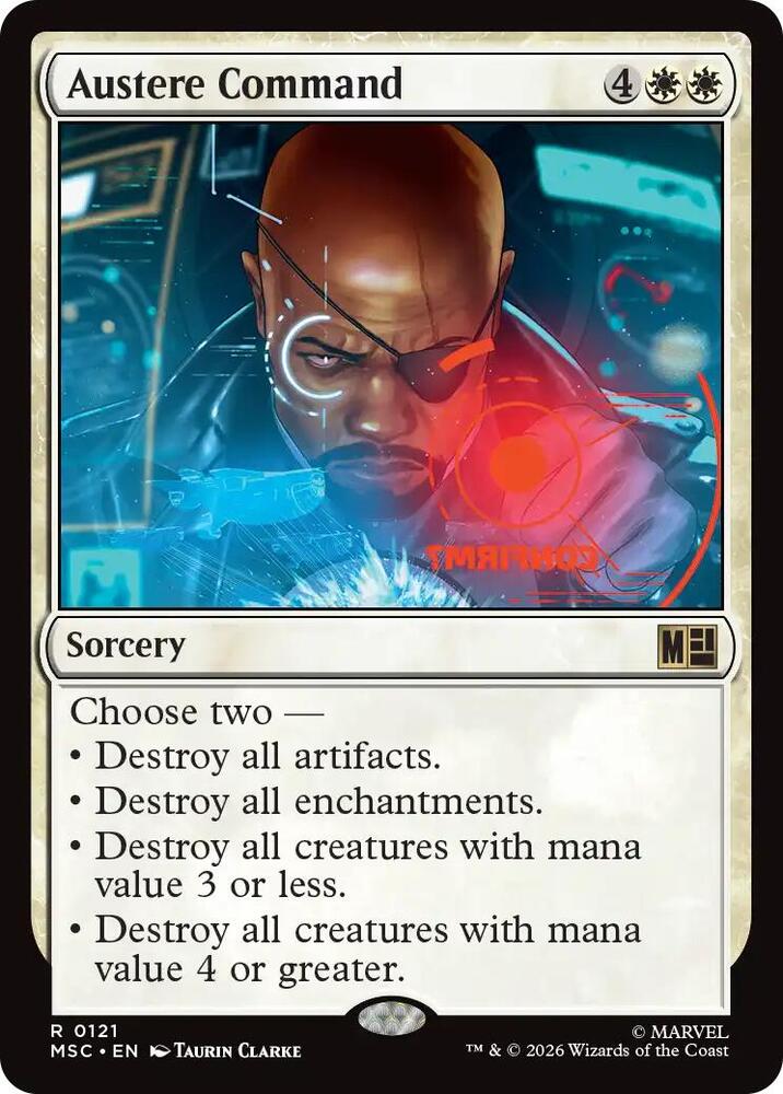 Austere Command [Commander: Marvel Super Heroes] 121