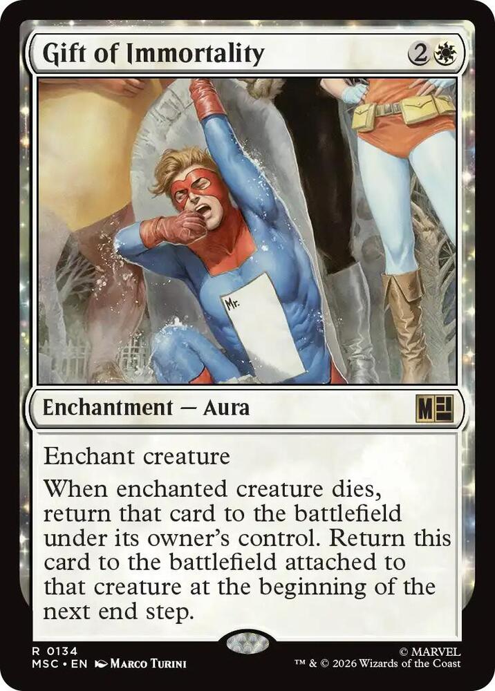 Gift of Immortality [Commander: Marvel Super Heroes] 134