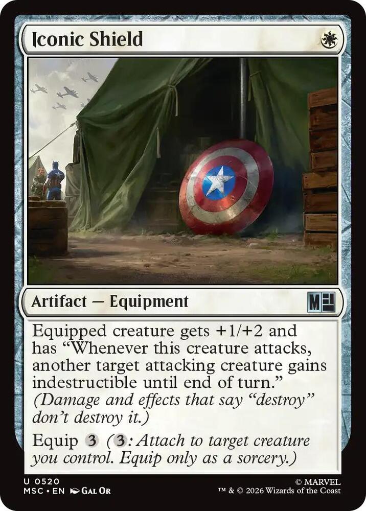 Iconic Shield [Commander: Marvel Super Heroes] 520