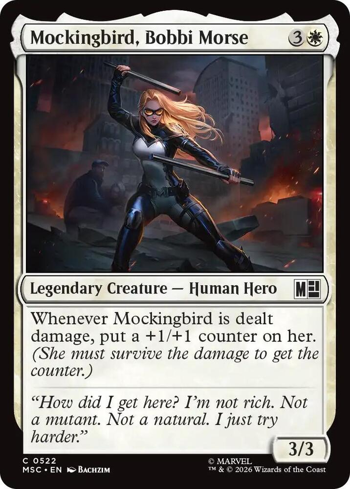 Mockingbird, Bobbi Morse (0522) [Commander: Marvel Super Heroes] 522