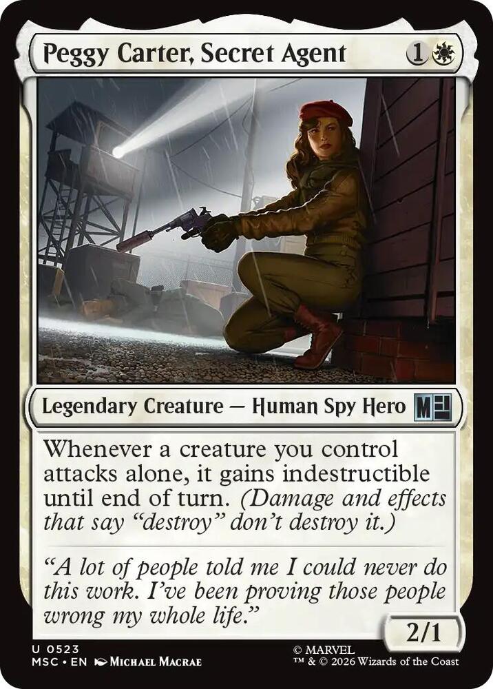 Peggy Carter, Secret Agent [Commander: Marvel Super Heroes] 523