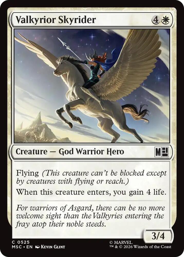 Valkyrior Skyrider [Commander: Marvel Super Heroes] 525