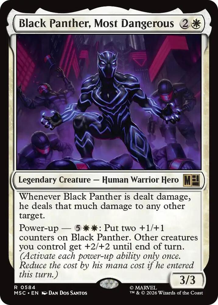 Black Panther, Most Dangerous [Commander: Marvel Super Heroes] 584