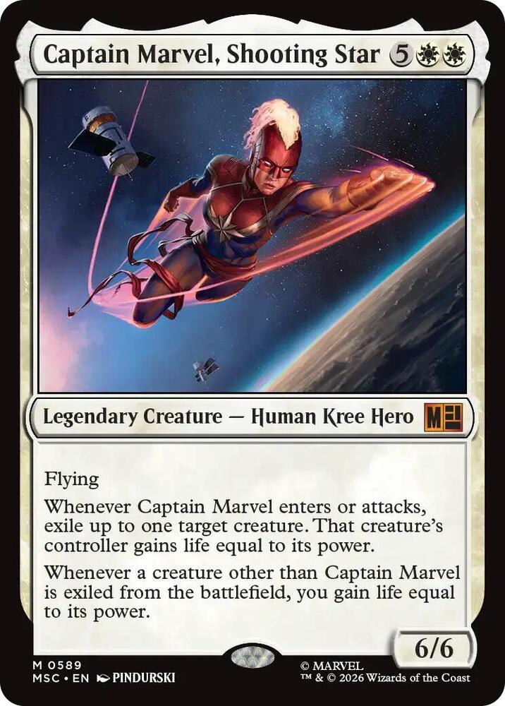 Captain Marvel, Shooting Star [Commander: Marvel Super Heroes] 589