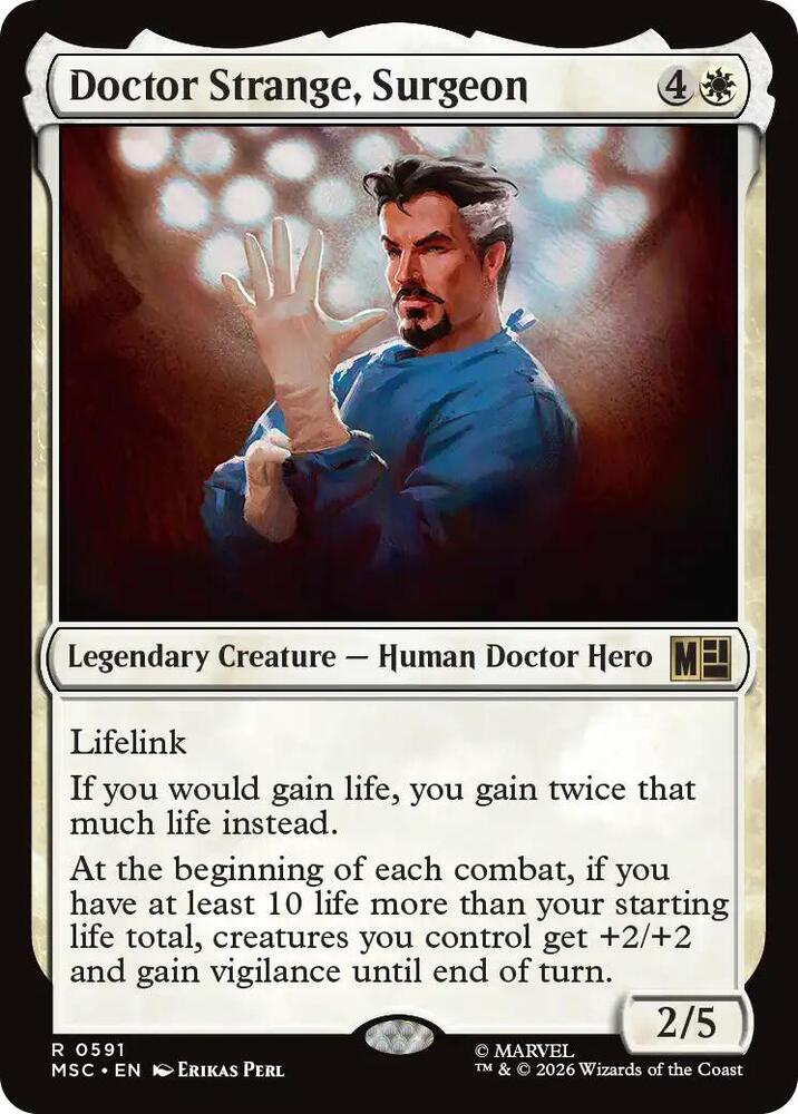 Doctor Strange, Surgeon [Commander: Marvel Super Heroes] 591