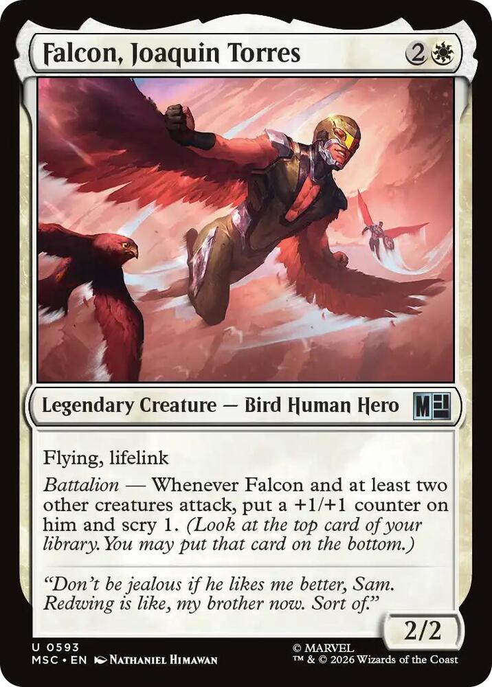 Falcon, Joaquin Torres [Commander: Marvel Super Heroes] 593