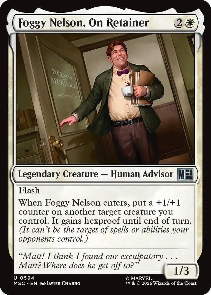 Foggy Nelson, On Retainer [Commander: Marvel Super Heroes] 594