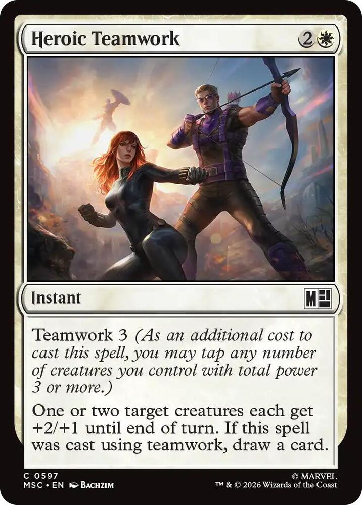 Heroic Teamwork [Commander: Marvel Super Heroes] 597