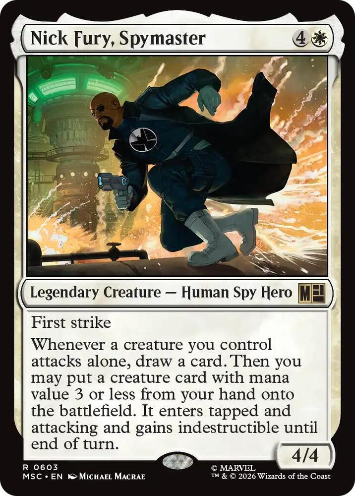 Nick Fury, Spymaster [Commander: Marvel Super Heroes] 603