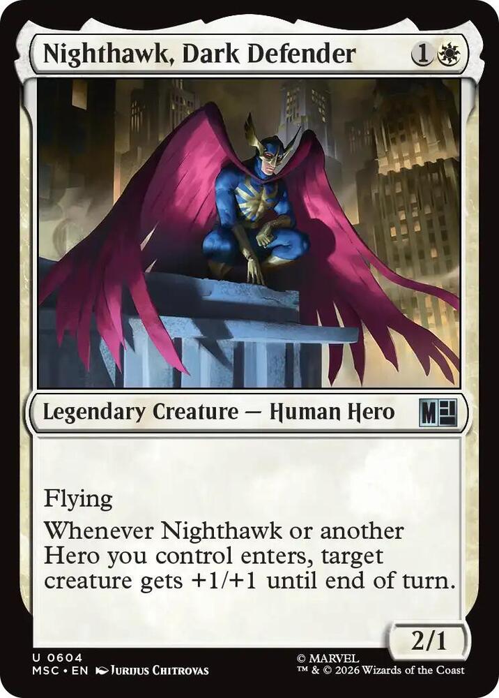 Nighthawk, Dark Defender [Commander: Marvel Super Heroes] 604