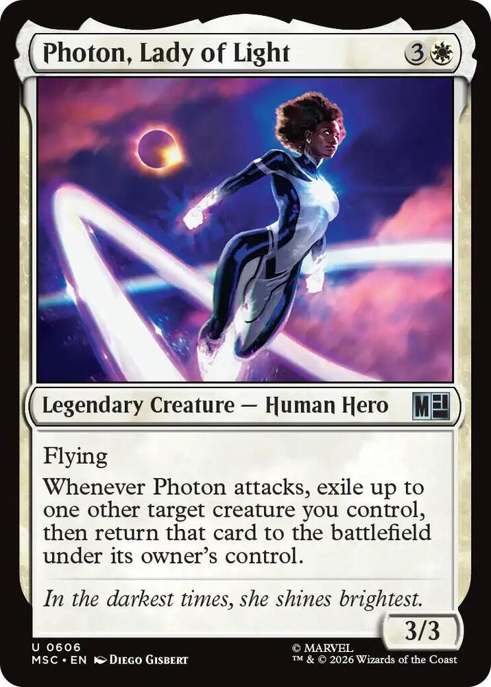 Photon, Lady of Light [Commander: Marvel Super Heroes] 606