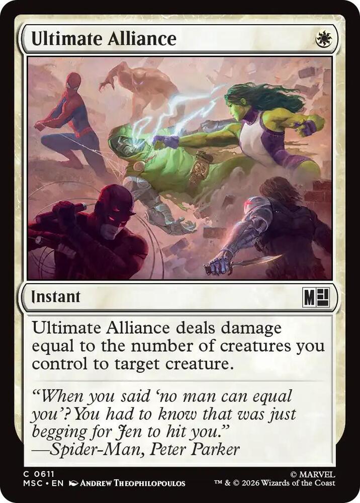 Ultimate Alliance [Commander: Marvel Super Heroes] 611
