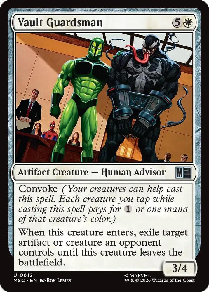 Vault Guardsman [Commander: Marvel Super Heroes] 612