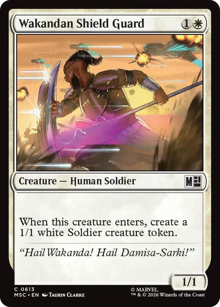 Wakandan Shield Guard [Commander: Marvel Super Heroes] 613
