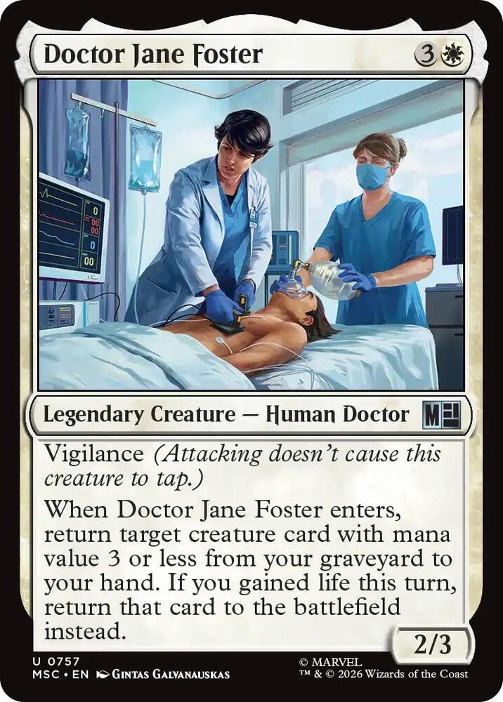 Doctor Jane Foster [Commander: Marvel Super Heroes] 757