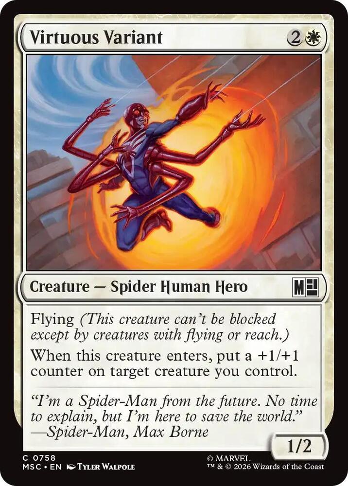 Virtuous Variant [Commander: Marvel Super Heroes] 758